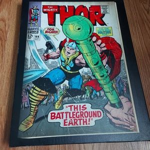 Marvel Thor Comic Book Canvas Print